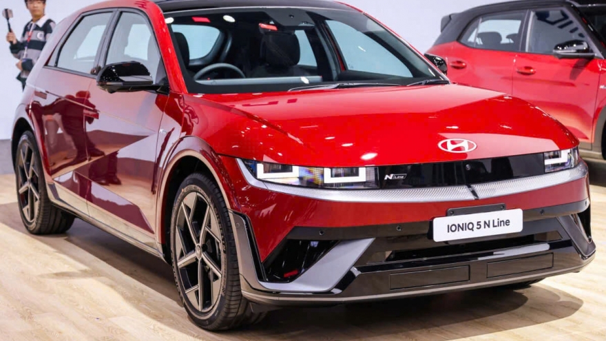Hyundai Ioniq 5 Facelift phiên bản N Line xuất hiện tại Triển lãm ô tô Bangkok