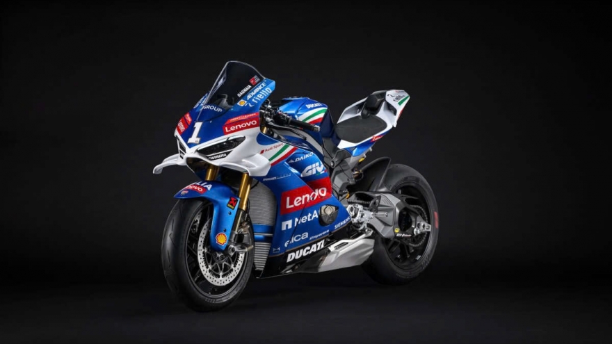 Ducati Panigale V4 Tricolore Italia ra mắt nhằm tôn vinh đội tuyển thể thao Ý