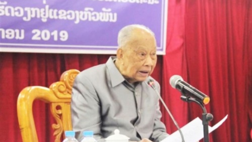 Điện chia buồn đồng chí Khamtay Siphandone từ trần