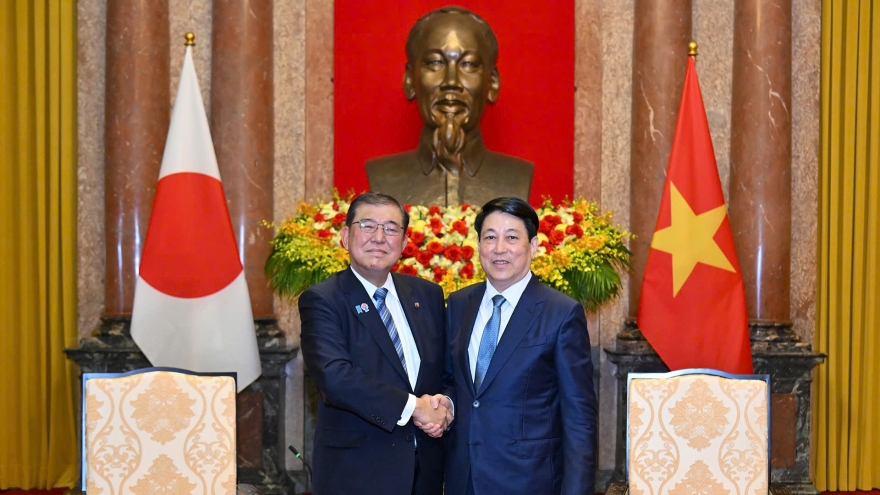 Chủ tịch nước Lương Cường tiếp Thủ tướng Nhật Bản Ishiba Shigeru