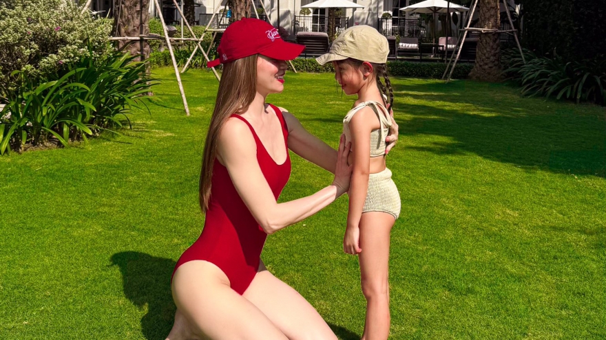 Sao Việt 14/4: Con gái Hồ Ngọc Hà được khen có chân dài giống mẹ