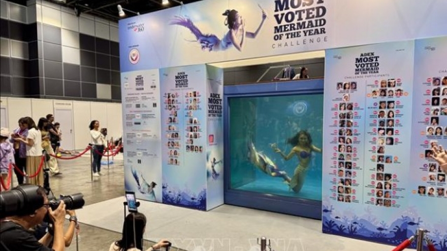 Vietnamese mermaids shine at ADEX Singapore 2025 Ocean Festival