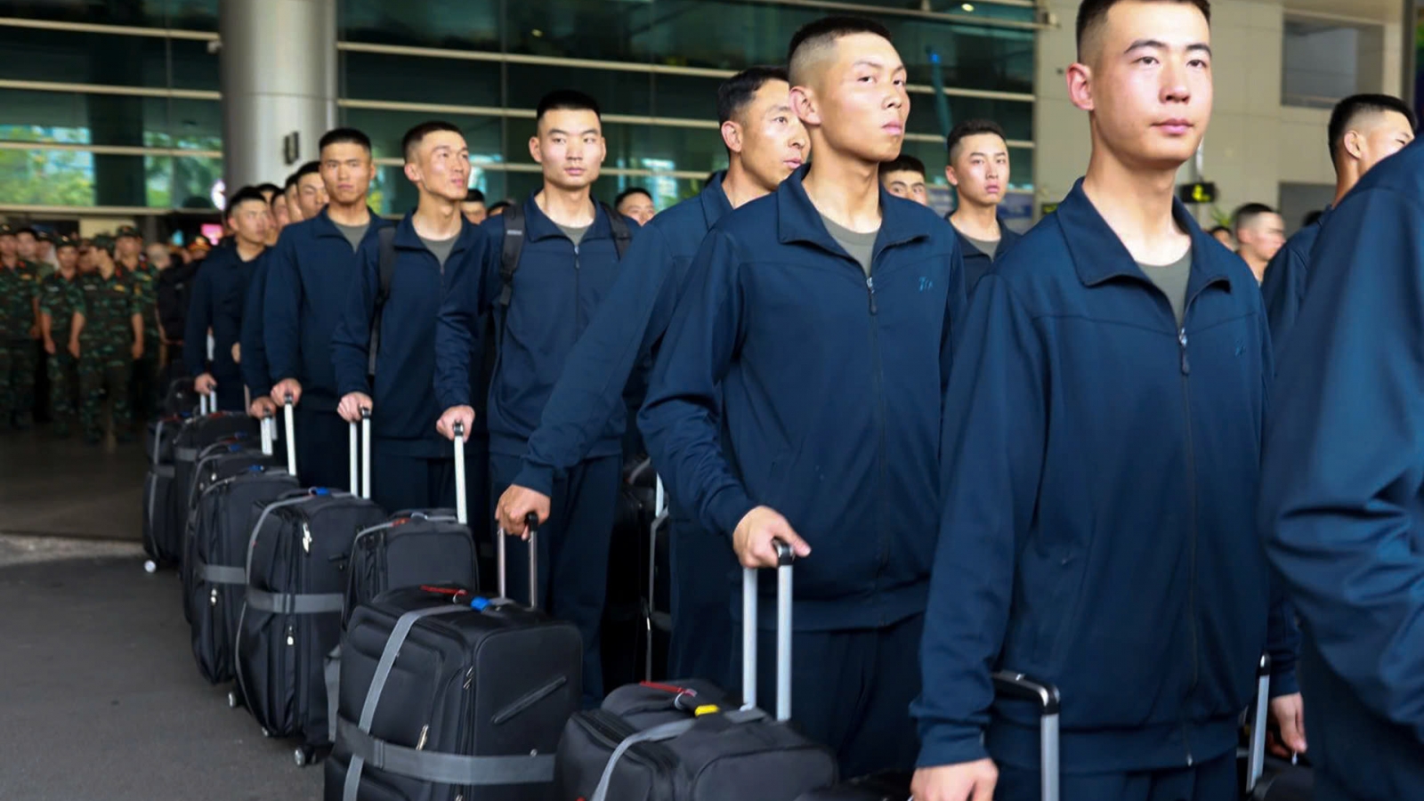 Chinese troops arrive in Vietnam for national military parade