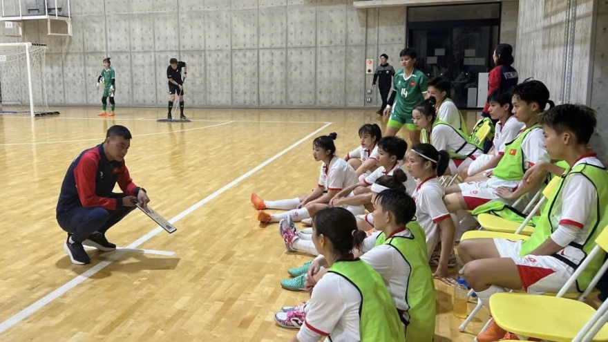 Women’s futsal team get off to good start during Japan training camp