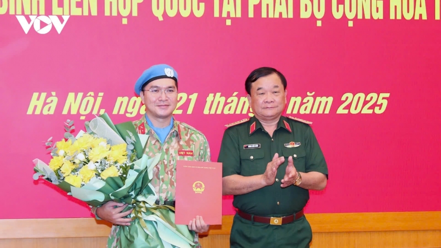 Another Vietnamese officer deployed to MINUSCA in Africa