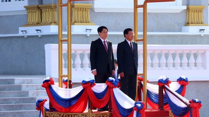 President Luong Cuong concludes state visit to Laos