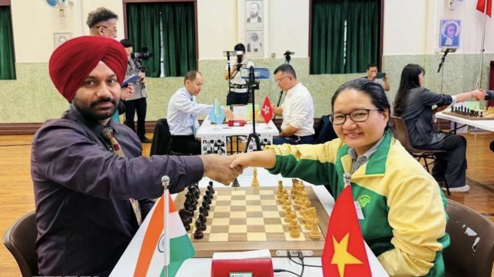 Vietnamese chess star attends SJC Cup 2025