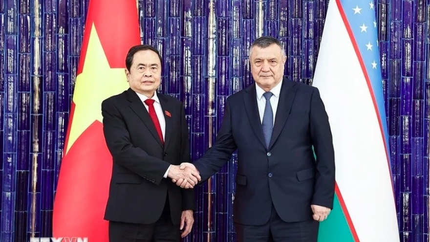 Top Vietnamese legislator holds talks with Uzbek lower house speaker