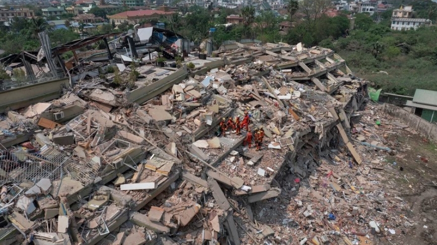 Vietnam works with Myanmar on further earthquake rescue operations