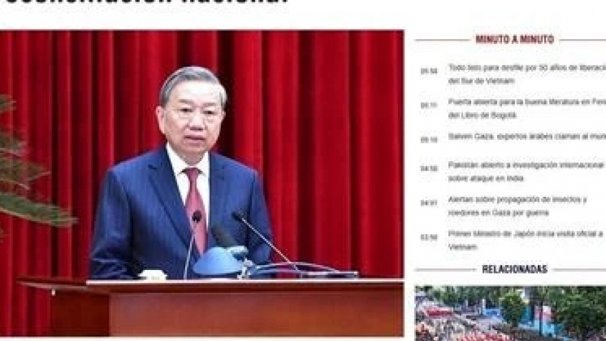 Party chief’s “Vietnam is one” message strikes chord across Latin America
