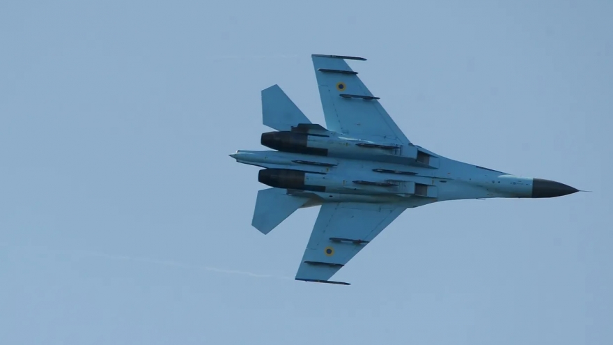 Ukraine mất tiêm kích Su-27 trong lúc chặn cuộc tấn công bằng UAV của Nga