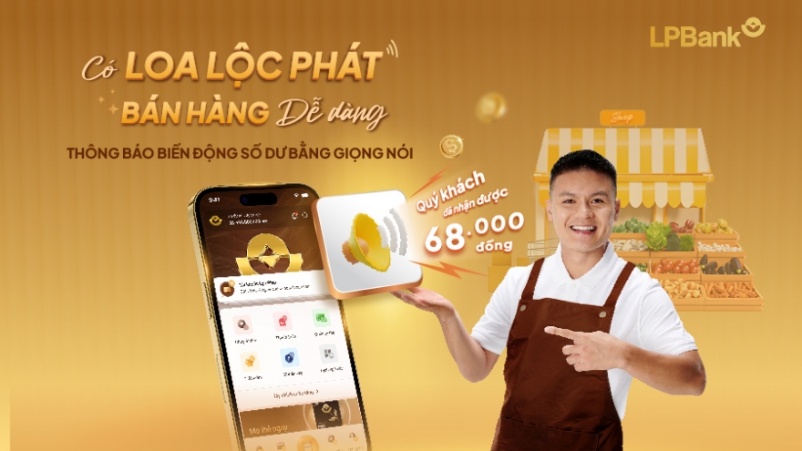 Nhận thông báo số dư bằng giọng nói ngay trên app LPBank của Ngân hàng Lộc Phát