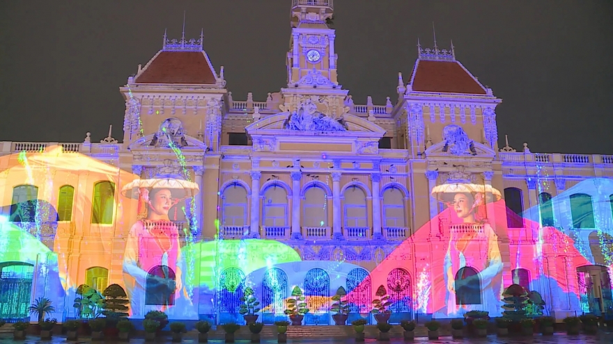 TP.HCM tổ chức trình diễn 3D mapping quốc tế mừng Lễ 30/4