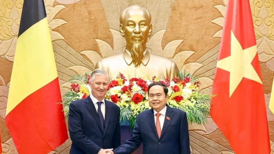 NA leader hosts Belgian King in Hanoi