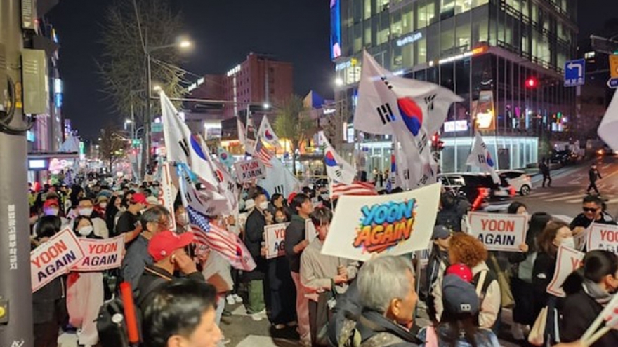 Lại xảy ra biểu tình lớn tại Seoul (Hàn Quốc)