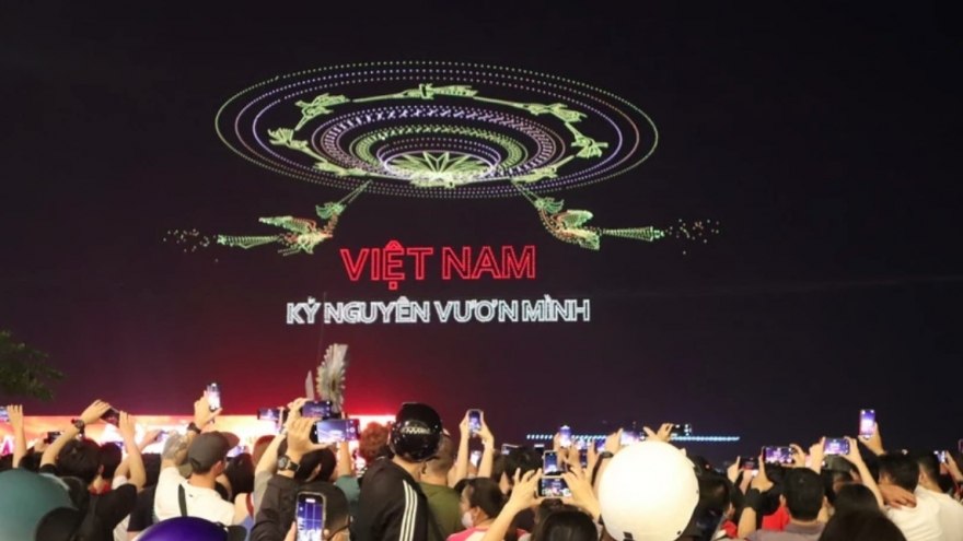 HCM City rehearses record-breaking 10,500-drone show
