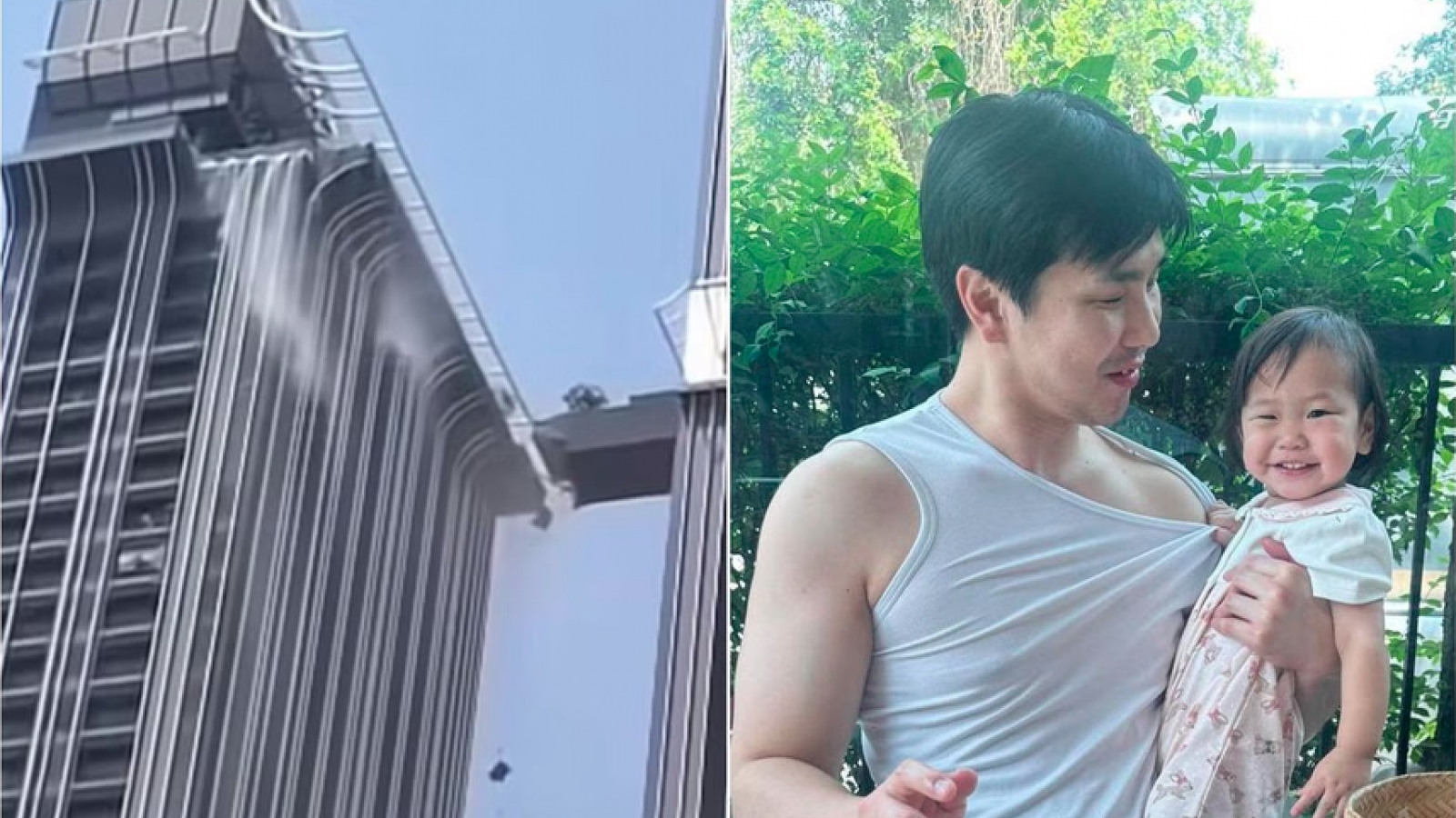Người đàn ông nhảy qua hai tòa nhà 50 tầng giữa động đất để tìm vợ con