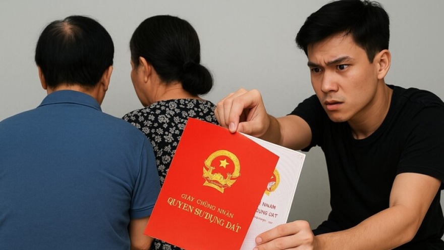 Con trai lấy trộm sổ đỏ đi cầm cố, giải quyết thế nào?