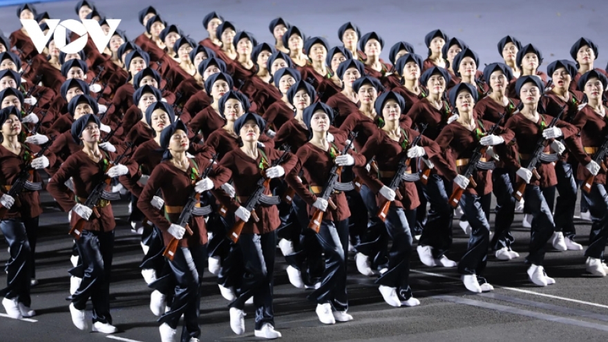 Grand parade rehearsal ahead of Reunification Day celebration