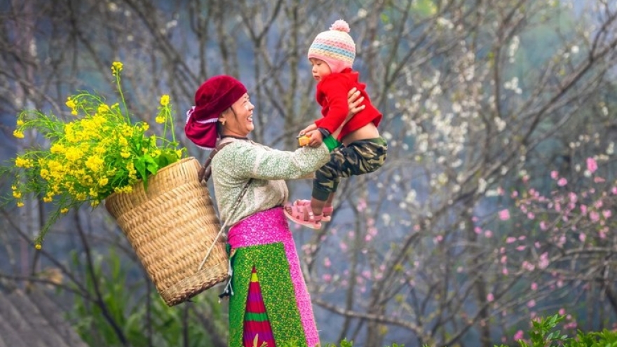 Naming ritual of the Mong ethnic minority
