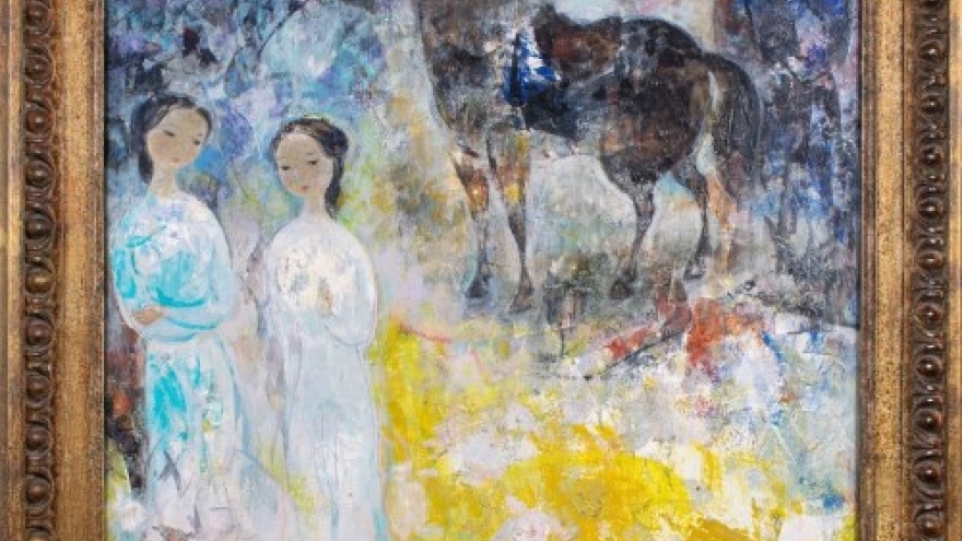 Vietnamese artist Vu Cao Dam's painting to be auctioned in London