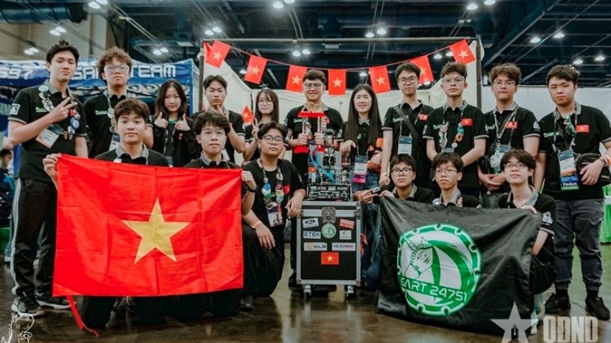 Vietnam wins runner-up title at world’s largest robotics competition