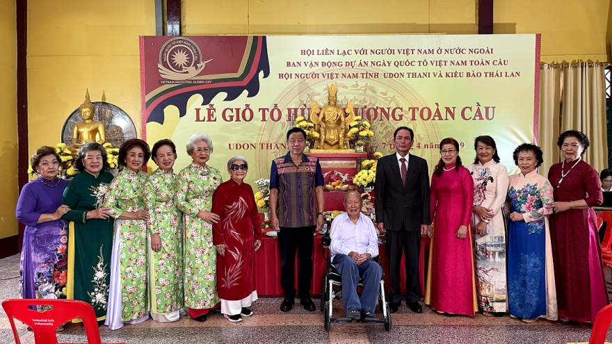 Kiều bào tại Thái Lan tổ chức lễ Giỗ Tổ Hùng Vương