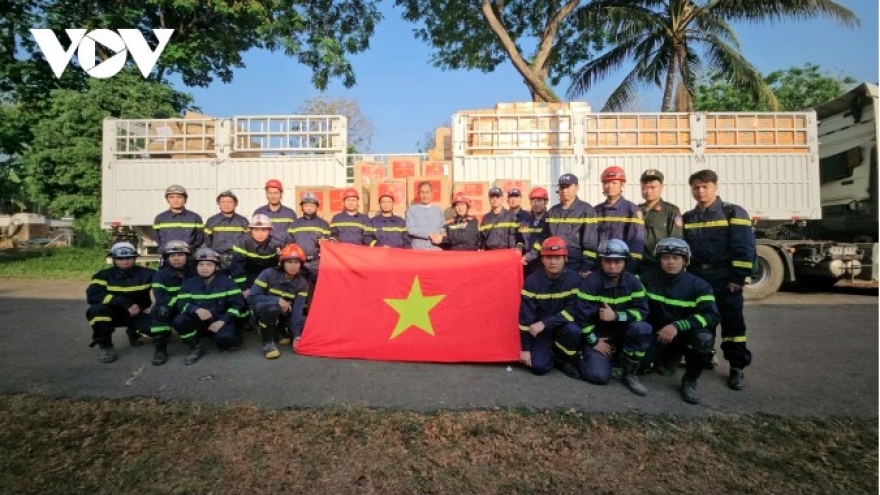 Nearly 3 tons of relief supplies delivered to Myanmar following earthquake
