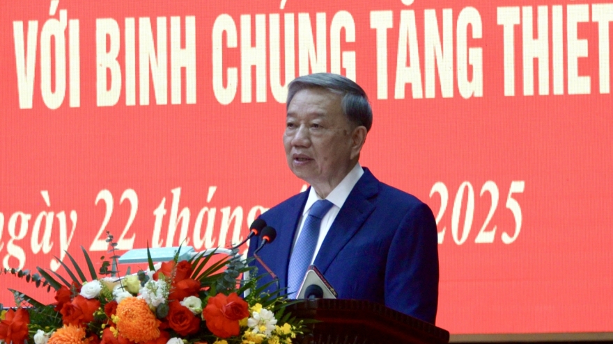 Tổng Bí thư: Binh chủng Tăng thiết giáp phải thật sự là lực lượng đột kích mạnh