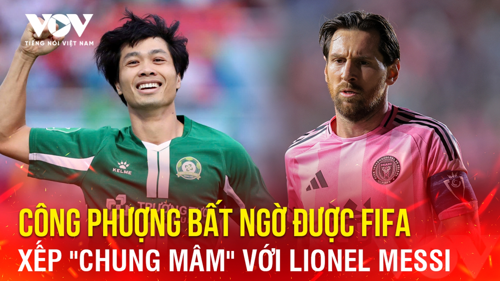 Tin bóng đá 29-4: Công Phượng bất ngờ được FIFA xếp "chung mâm" với Lionel Messi