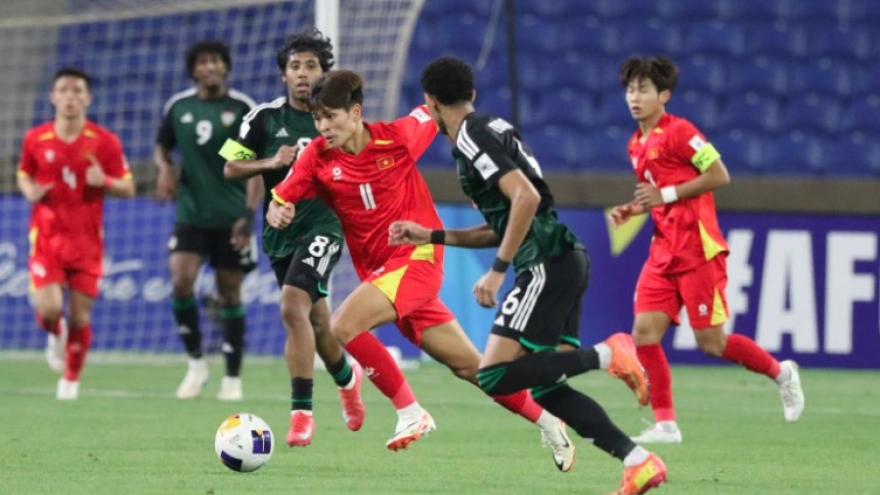 U17 Vietnam draws with UAE but exits U17 Asian Cup undefeated