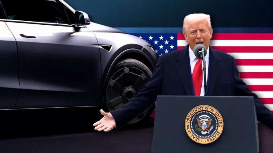 Từng chi "khủng" ủng hộ Trump, Tesla của Elon Musk đứng vững trước loạt thuế quan mới