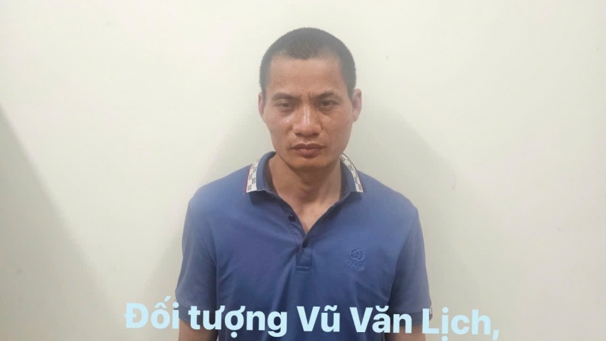 Những hình ảnh về việc bắt giữ nghi phạm cướp ngân hàng ở Hà Nội