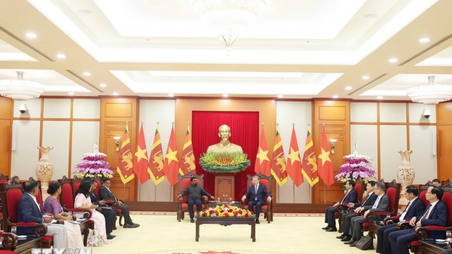 Tổng Bí thư Tô Lâm tiếp Tổng thống Sri Lanka Anura Kumara Dissanayaka