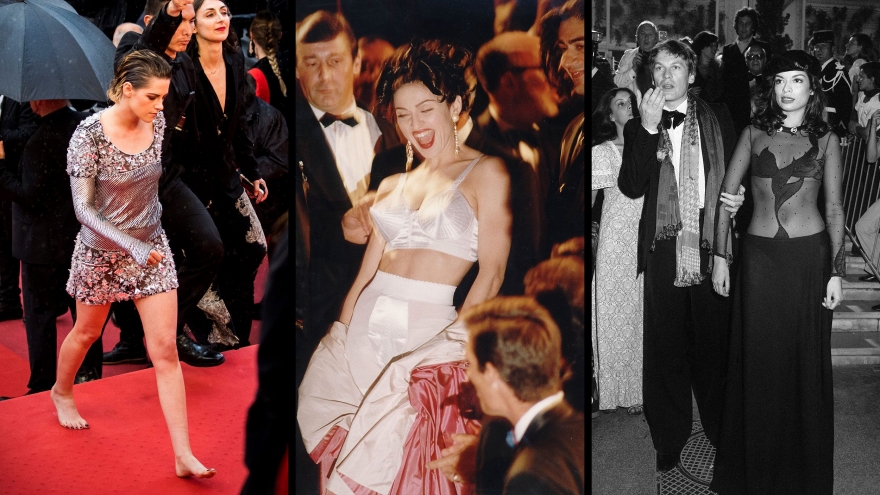 Những ngôi sao thích phá vỡ quy tắc thảm đỏ của Cannes
