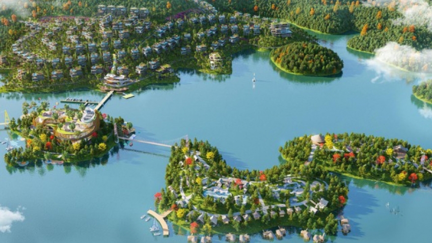Flamingo Majestic Island Resort: Đón sóng đầu tư quần đảo retreat hồ Núi Cốc