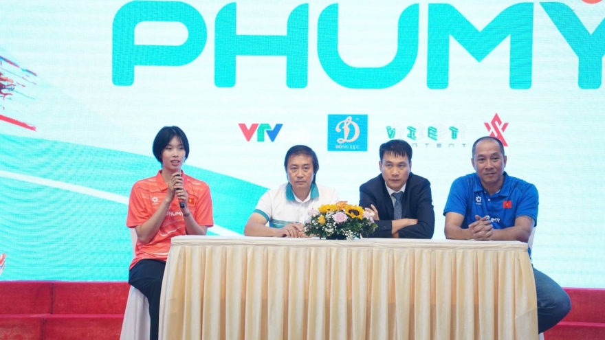 Phú Mỹ - đơn vị đồng hành cùng đội tuyển bóng chuyền nữ Việt Nam
