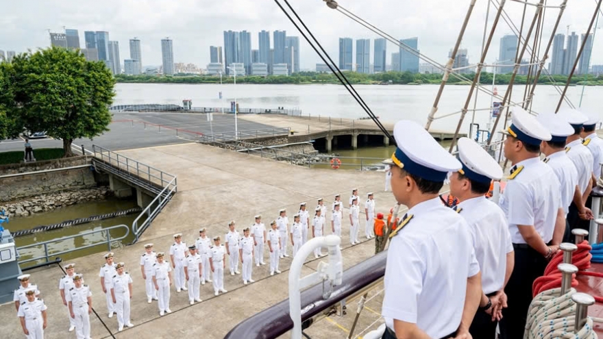 Vietnamese Sailing Ship 286 concludes China exchange programme