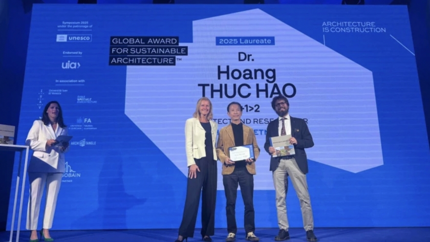 Vietnamese architect wins 2025 Global Award for Sustainable Architecture