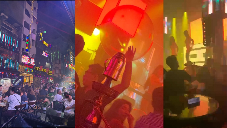 Bất chấp lệnh cấm, bóng cười vẫn “ngập” phố Bùi Viện TP HCM