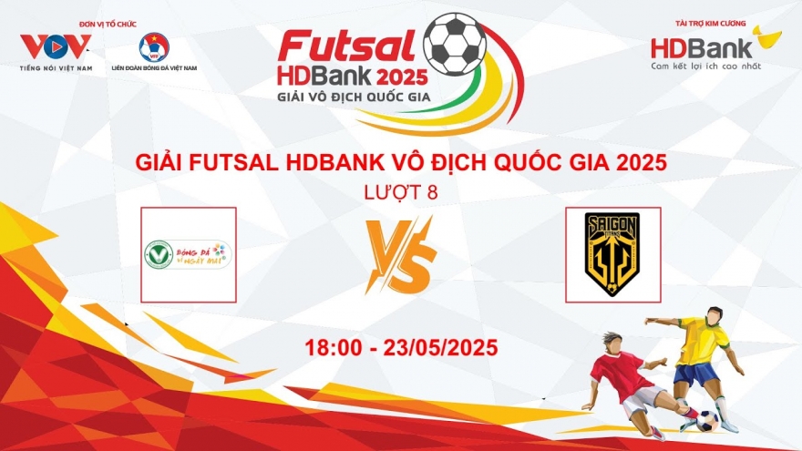 Trực tiếp Trẻ TP.HCM vs Sài Gòn Titans Giải Futsal HDBank VĐQG 2025