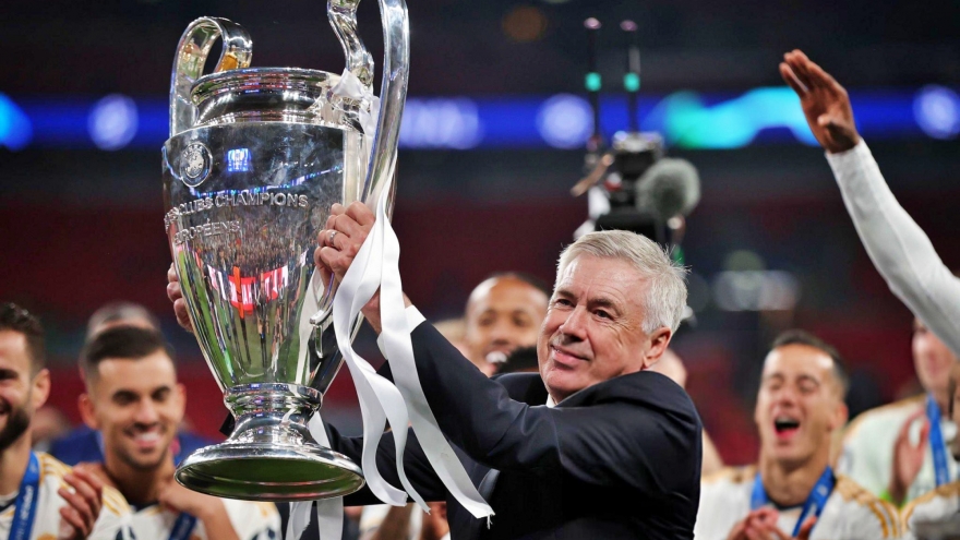 CHÍNH THỨC: Real Madrid chia tay HLV Carlo Ancelotti