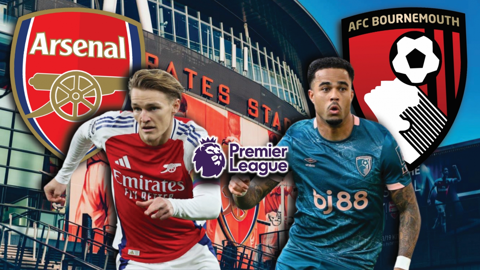 Dự đoán kết quả và đội hình ra sân trận Arsenal vs Bournemouth