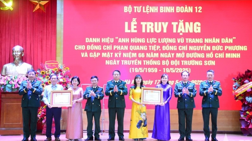 Truy tặng danh hiệu Anh hùng LLVT cho người chỉ huy mở đường cơ giới Trường Sơn