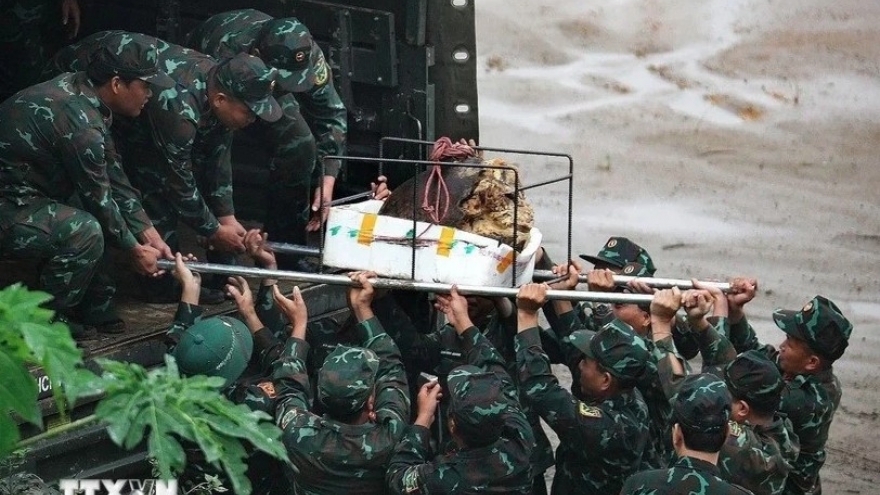 Wartime unexploded ordnance safely detonated in Hoa Binh