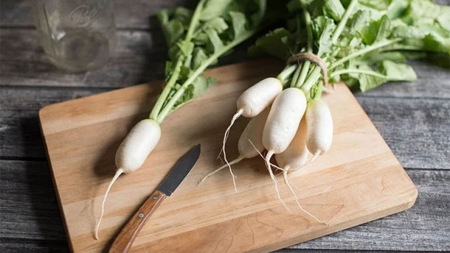 Củ cải trắng trị bệnh gì?