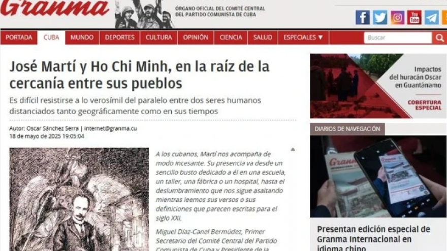 Cuban media honours Ho Chi Minh’s enduring legacy