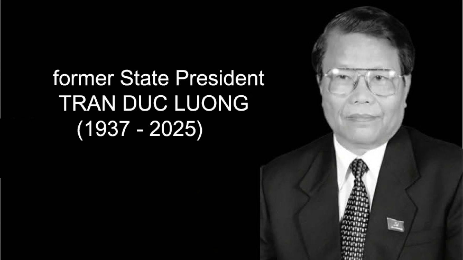 State funeral to be held for former President Tran Duc Luong this weekend