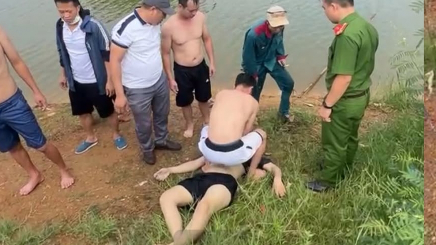 Hai sinh viên bị đuối nước khi đi bơi ở đập Quán Trăn, Thạch Thất, Hà Nội