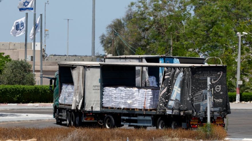 Thêm 93 chuyến hàng cứu trợ vào Gaza